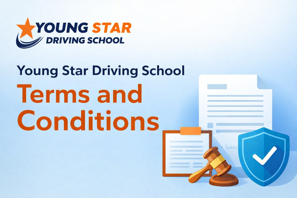 Young Star Driving School terms and conditions